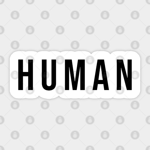 Human Sticker by equiliser